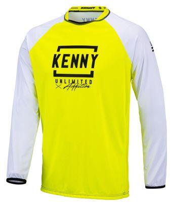 Maglia Manica Lunga Kenny Defiant Bianco / Giallo Fluo