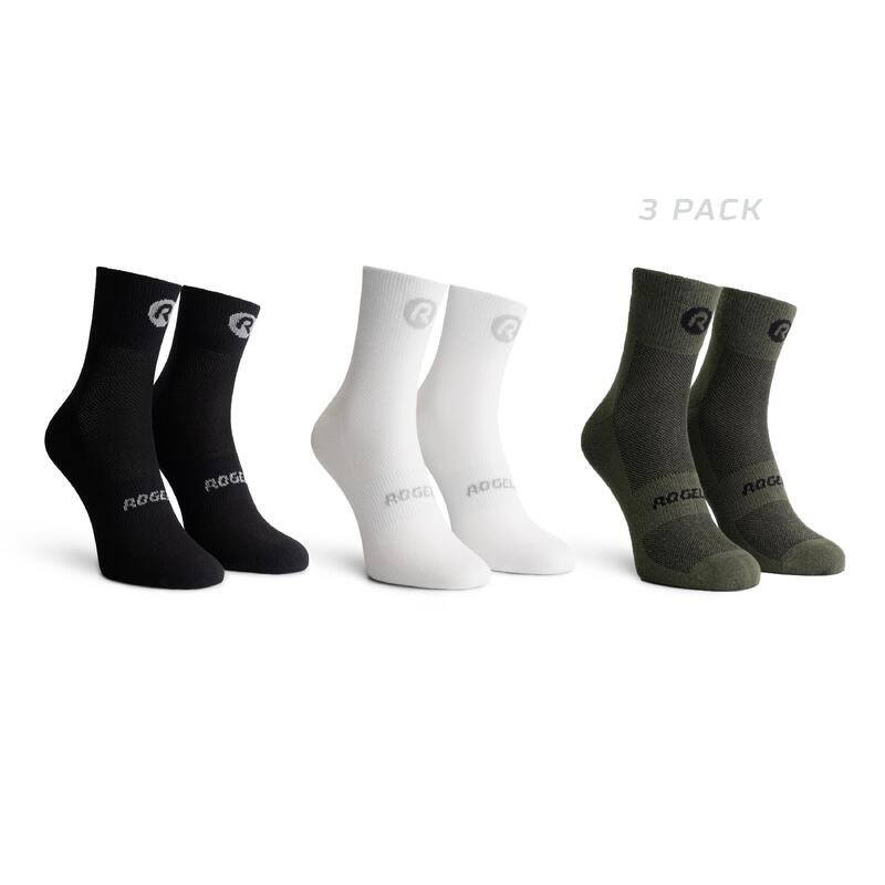 Skarpetki rowerowe Rogelli Core Combi 3-pak