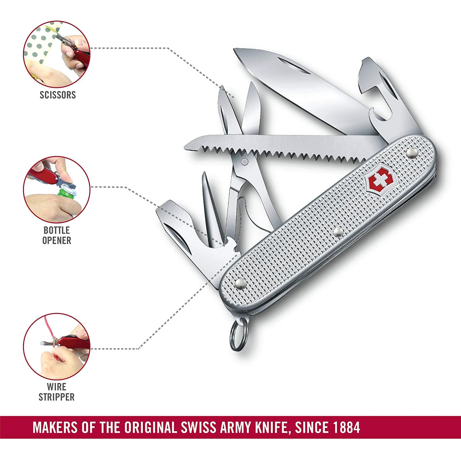 Victorinox Taschenmesser Farmer Alox 4/5