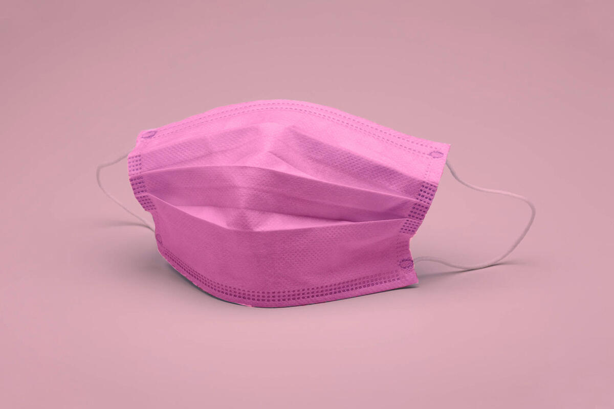 Máscaras adulto POPme 5x rosa 4/7