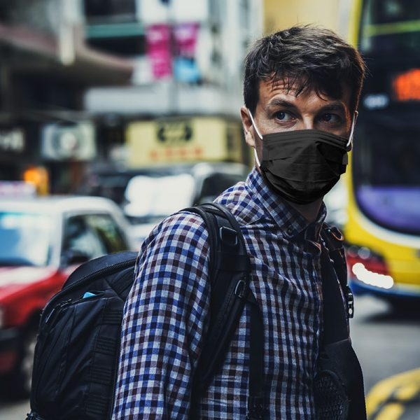 Máscaras adulto POPme 5x preto 6/6