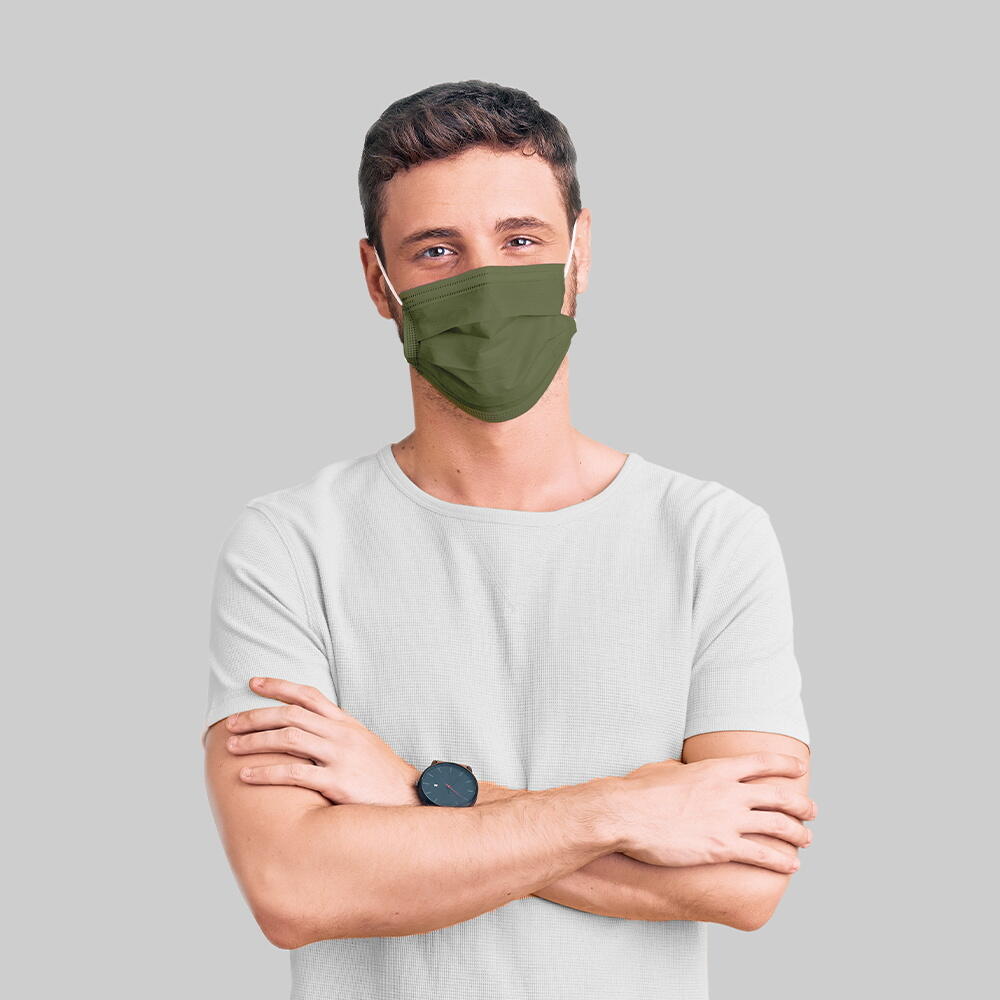 Máscaras adulto POPme 5x verde 3/3