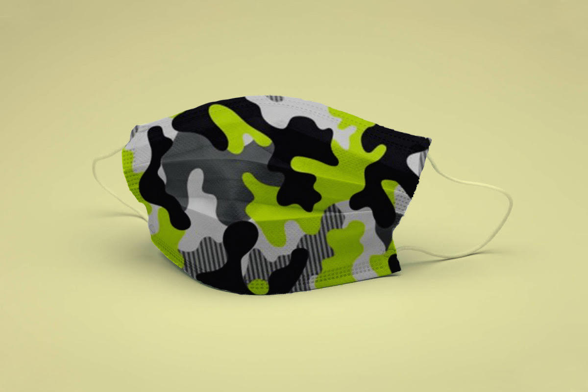 Máscaras adulto POPme 5x camo 4/7