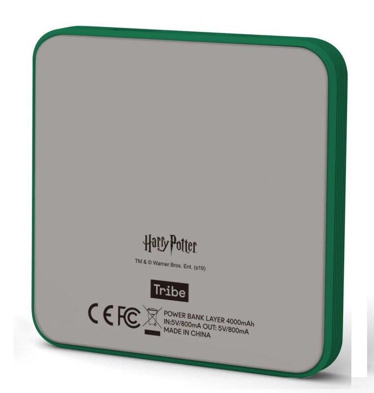 Power bank - 4000 mAh - tribe layer - harry potter slytherin - verde 2/9