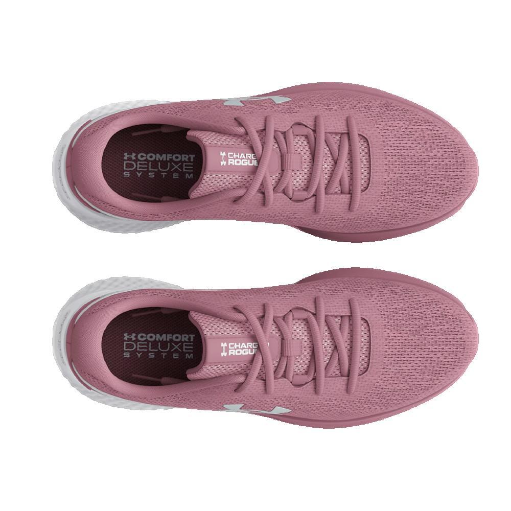 Chaussures de course Femmes Under Armour Charged Rogue 3 Knit blanc 2/5
