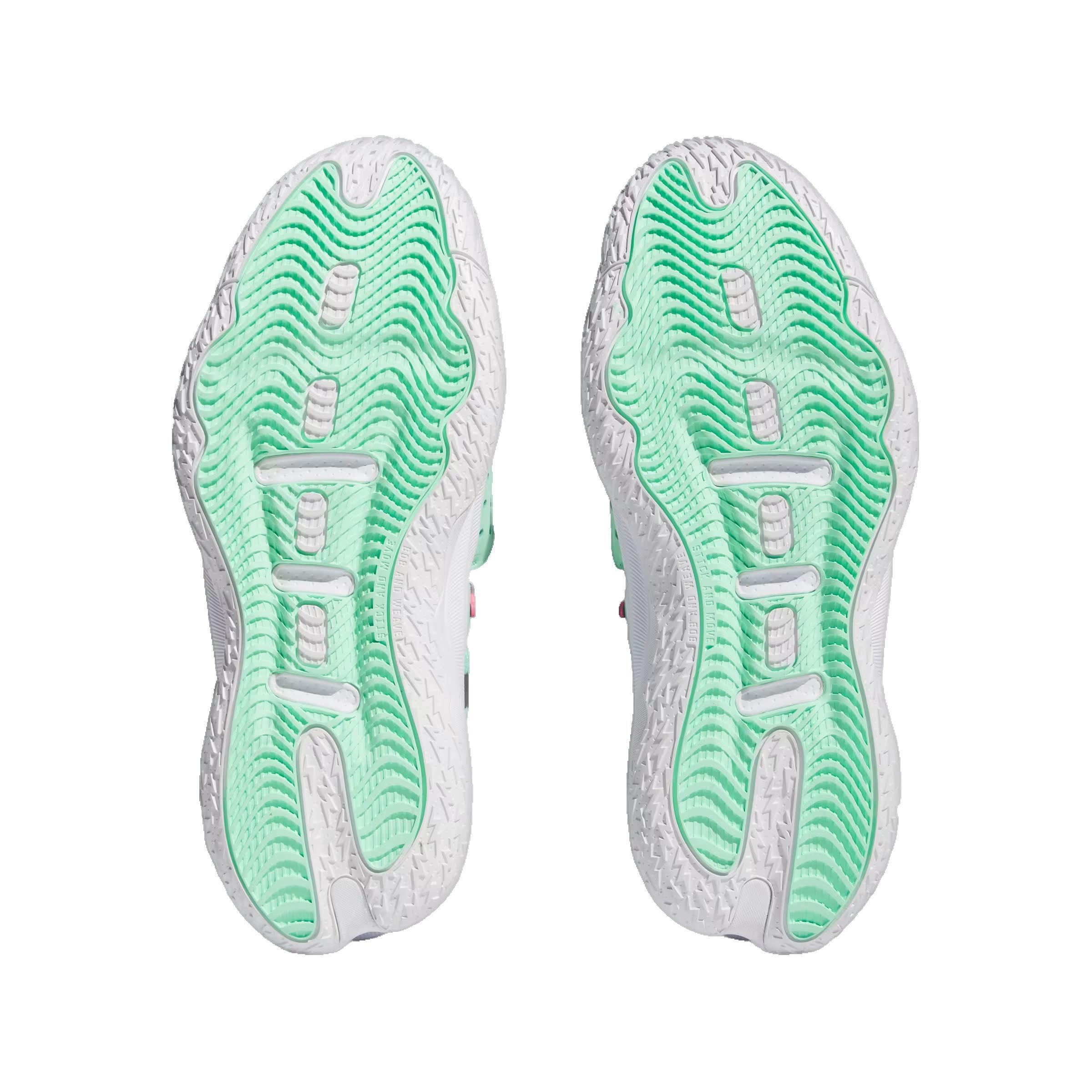 Zapatillas baloncesto Adulto Adidas Dame 8 Extply Verde 3/5