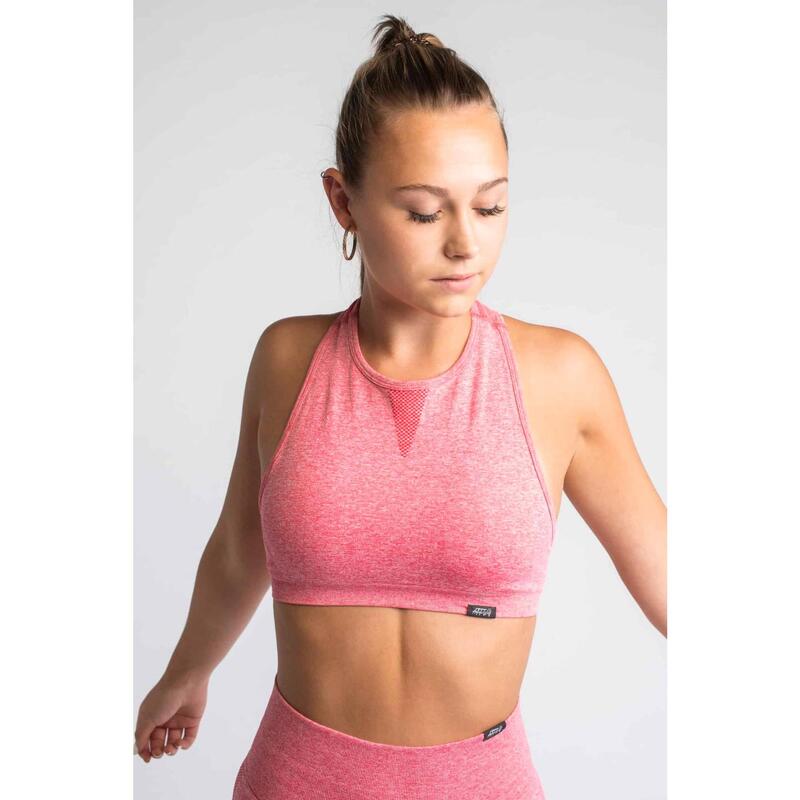 Pulse - Reggiseno sportivo senza cuciture - Fitness - Donna - Rosa