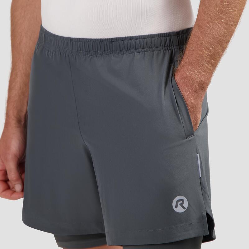 Short 2 EN 1 De Running Homme Essential