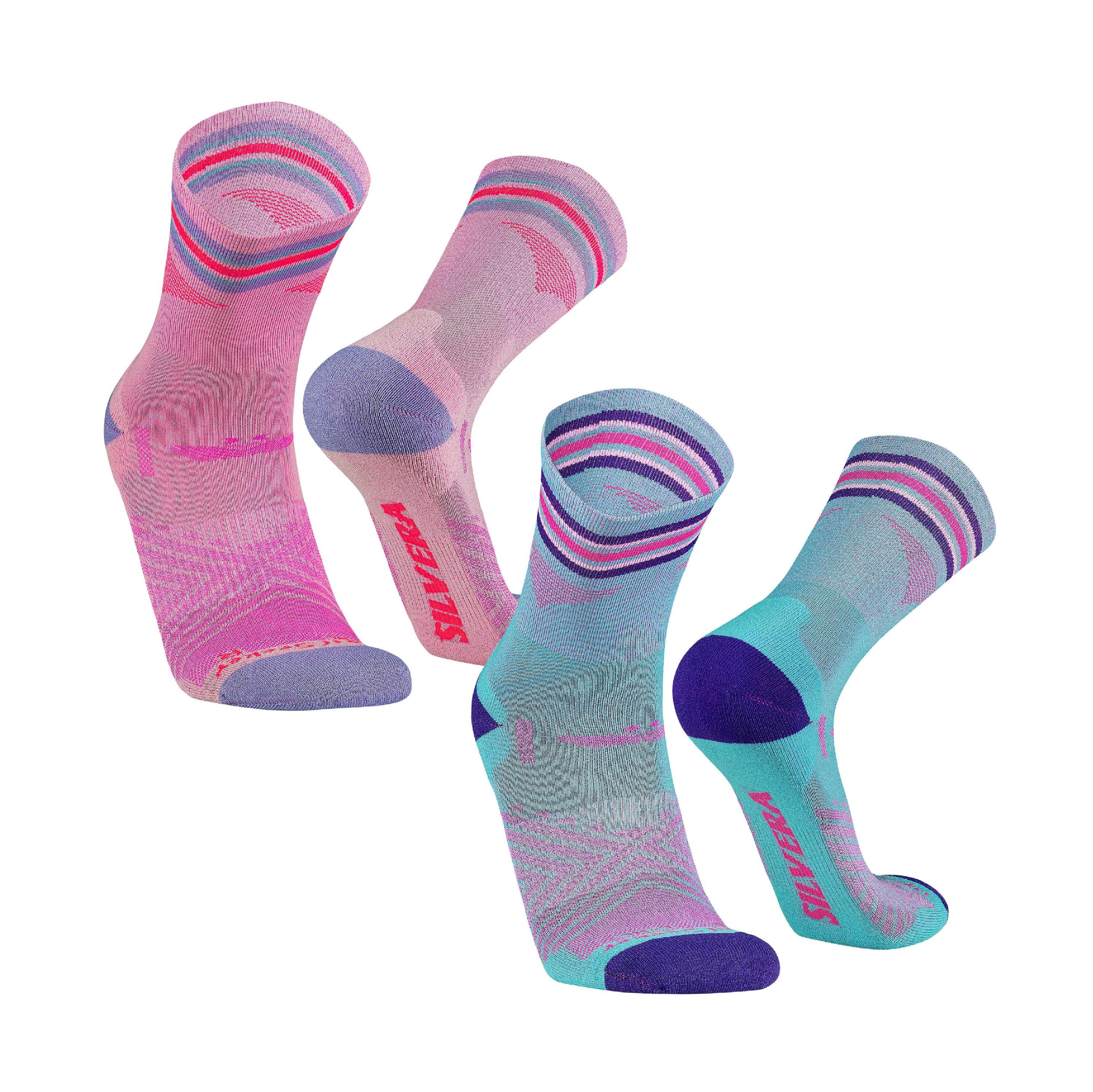 SILVERA NANOTECH Calze trail running ciclismo montagna outdoor palestra uomo donna sportivi