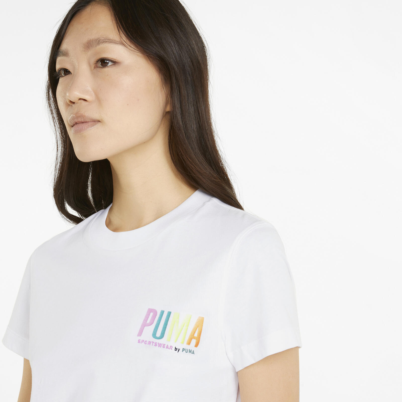 T-shirt Puma SwxP Graphic, Wit, Dames 5/5