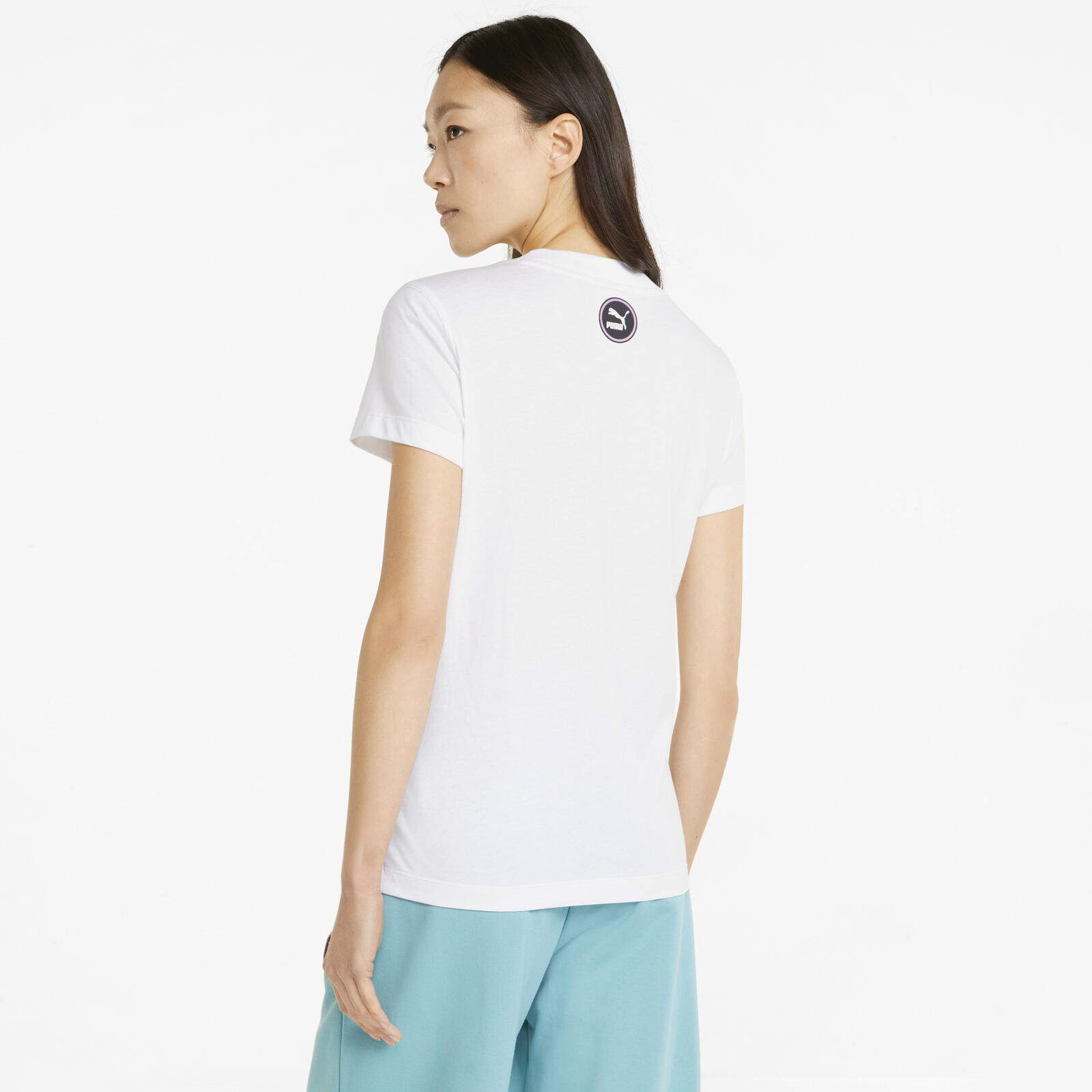 T-shirt Puma SwxP Graphic, Wit, Dames 4/5