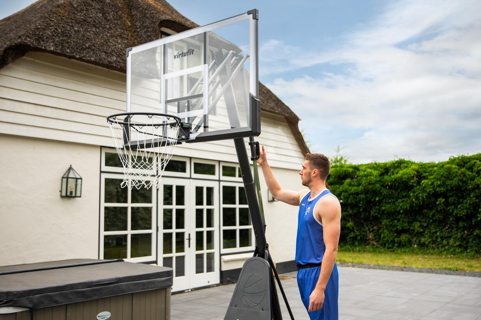 Premium verstellbarer Basketballpfosten – 245 bis 305 cm 5/7