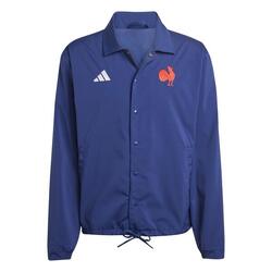 Veste manches longues Adidas France Rugby Heritage Bleu foncé FFR