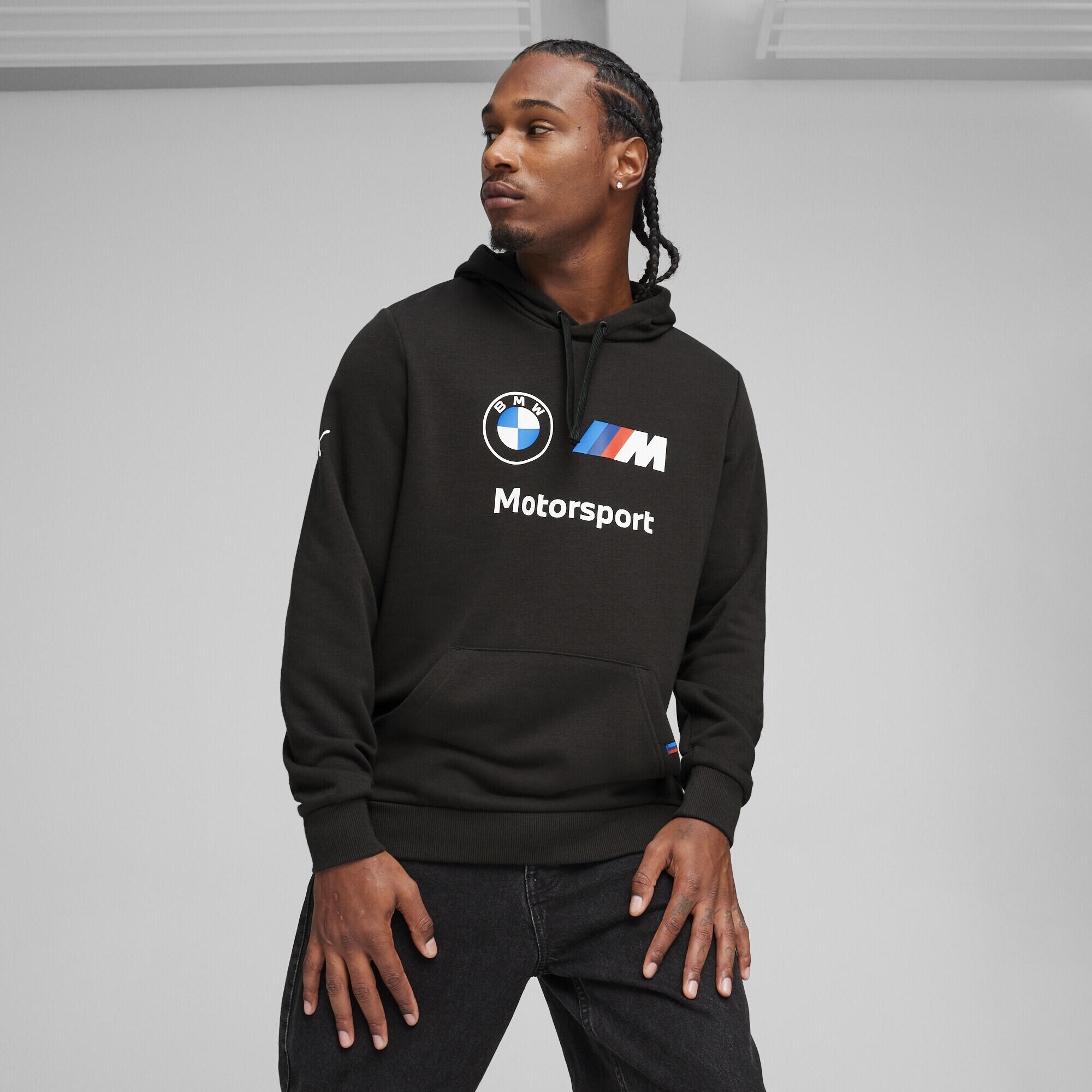 Sudadera con capucha BMW M Motorsport ESS Hombre PUMA Black PUMA