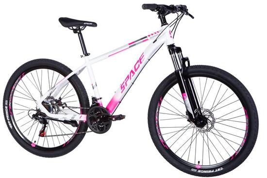 VTT 26″ Mercury Elite aluminium 21 vitesses 145-170 blanc/rose