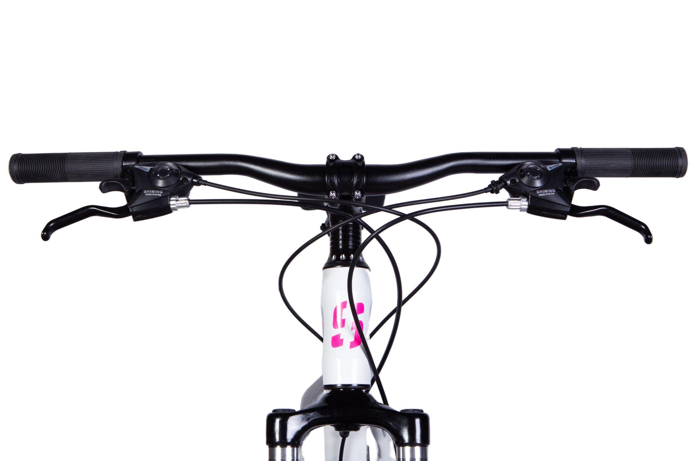 MTB 26" Mercury Ultra alluminio 21 velocità 145-170 bianco/rosa 4/5