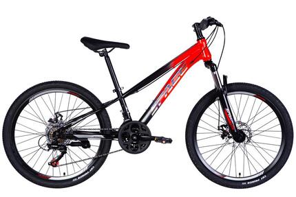Vélo enfant 24″ Mars Elite 21 vitesses 130-160 rouge/noir