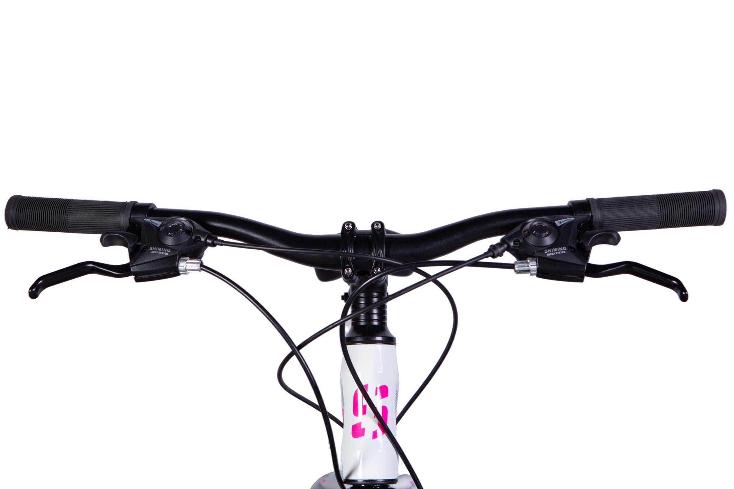 Vélo enfant 24″ Mercury Ultra aluminium 21 vitesses 130-160 blanc/rose 2/5