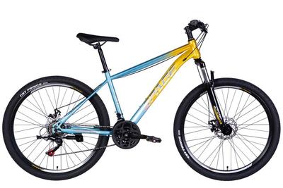 MTB Mars 27.5″. 160-190 cm. 21 velocità. Blu/Giallo