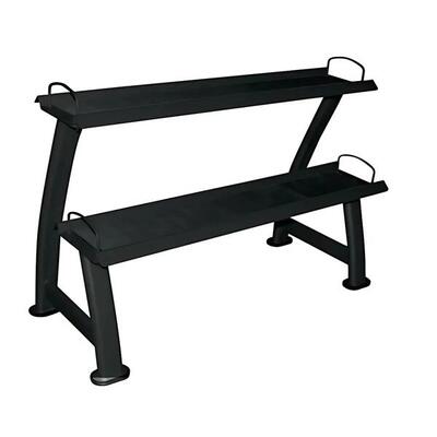 Fitness rack pro kettlebell/medicine bal opbergsysteem met twee lagen