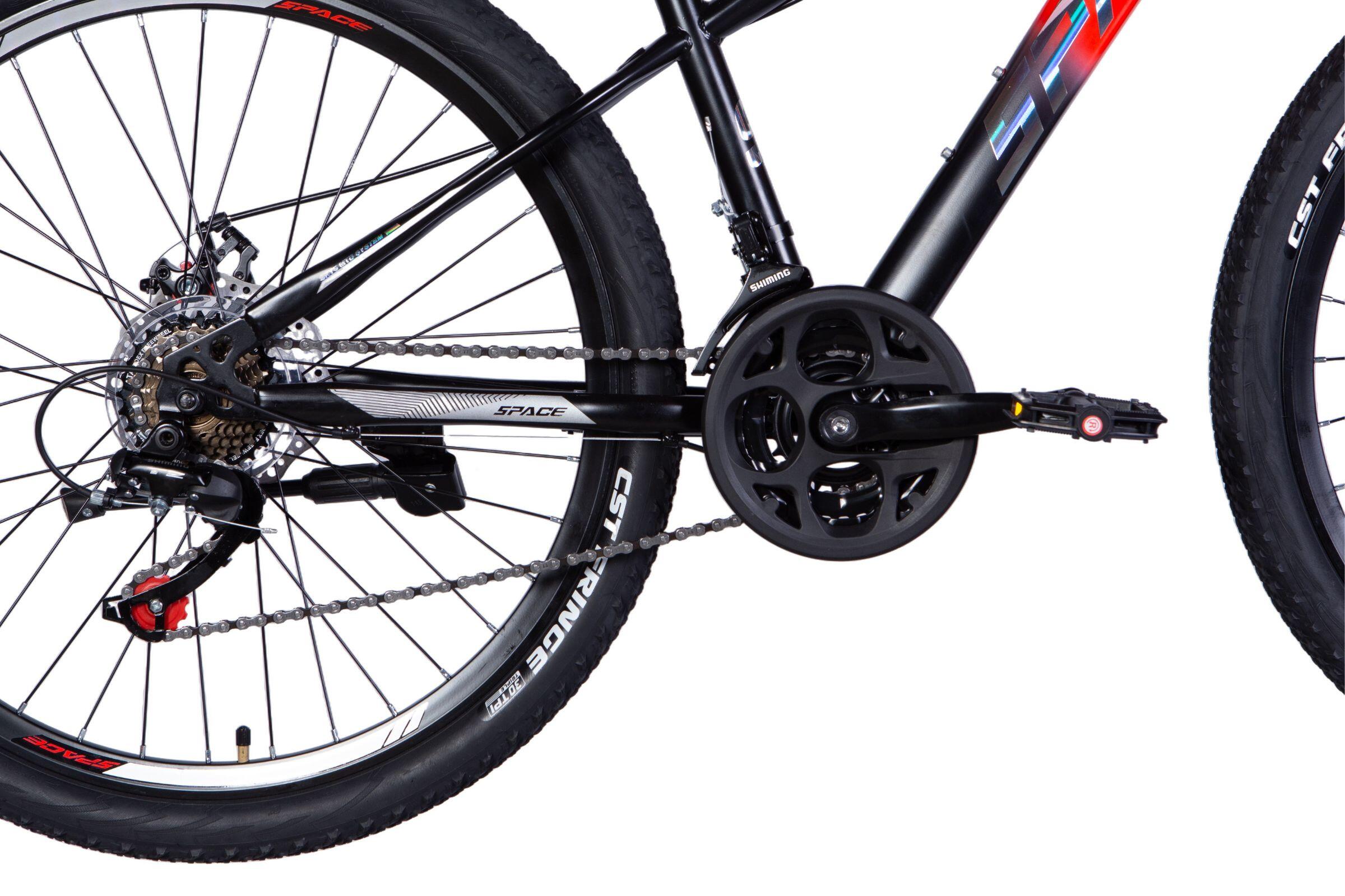 MTB Mars 26″, 145-170 cm, 21 Gänge, Rot/Schwarz 6/6
