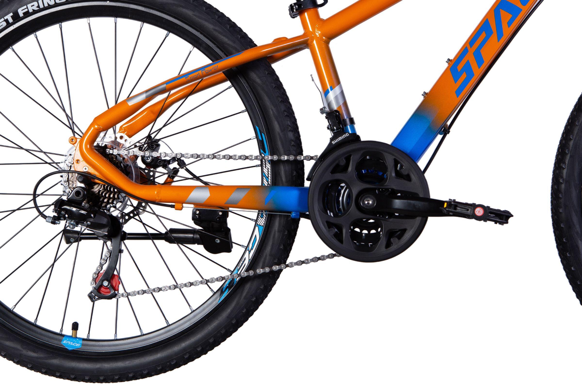MTB Mercury Aluminium 26″, 145-170 cm, 21 Gänge, Orange/Blau 6/7