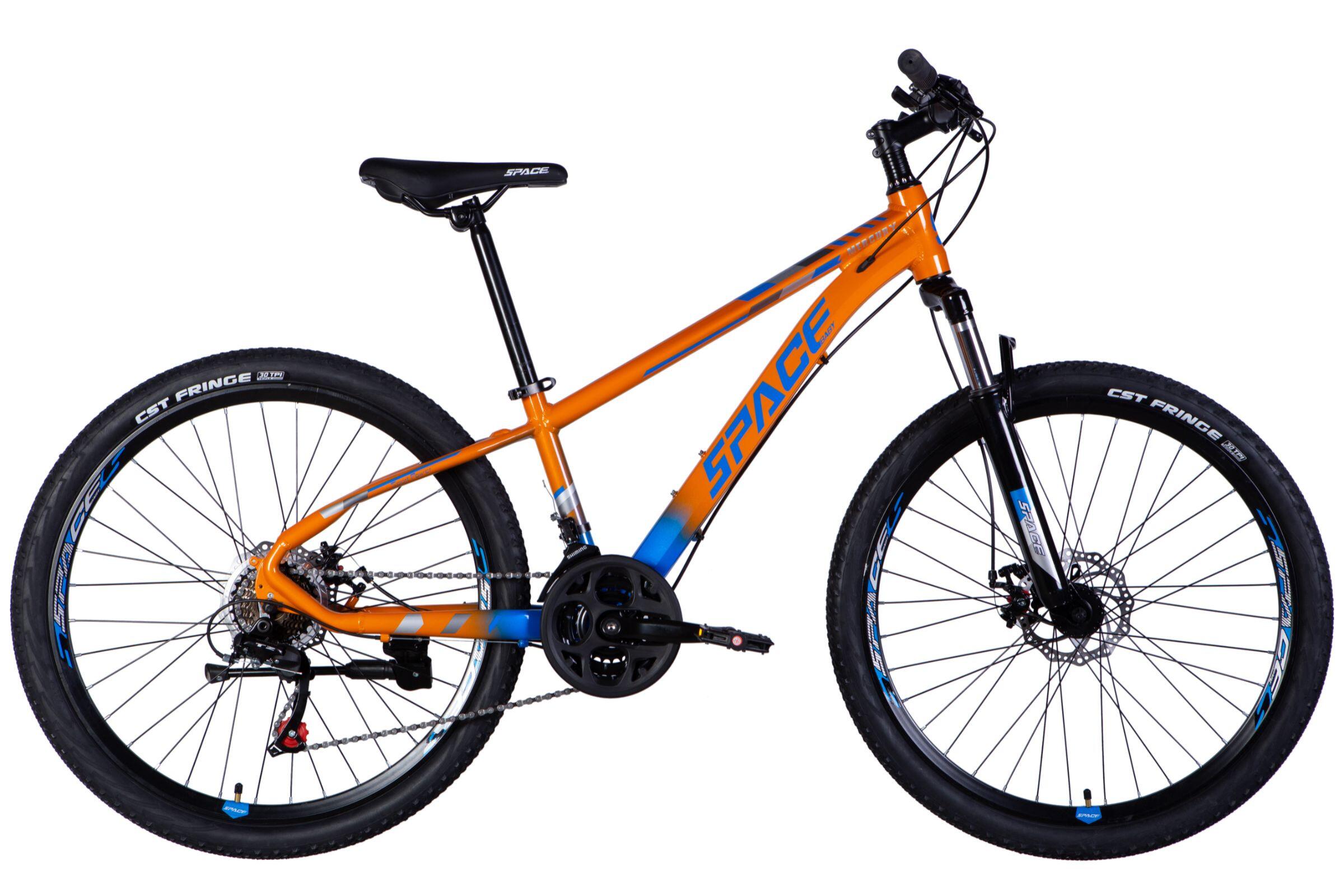 MERCURY MTB Mercury Aluminium 26″, 145-170 cm, 21 Gänge, Orange/Blau