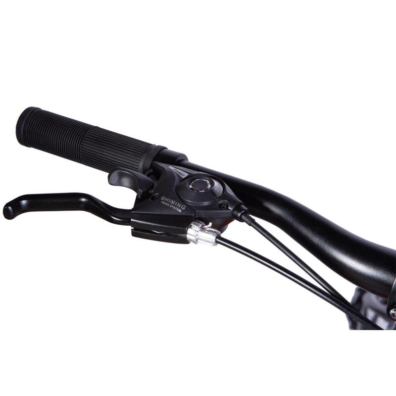 Bicicleta copii Mars 24", 130-160 cm, 21 viteze, Rosu/Negru