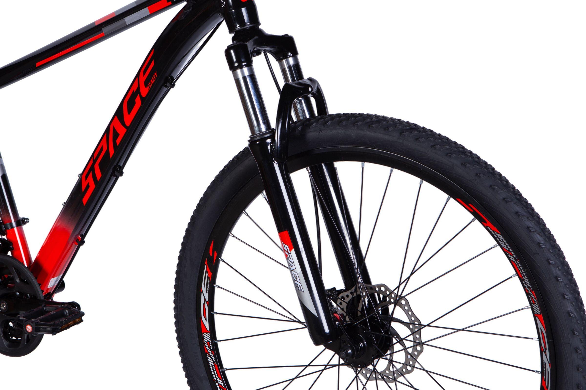 MTB Mercury Aluminium 27.5″, 160-185 cm, 21 Gänge, Schwarz/Rot 6/7