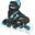Role reglabile RAVEN Helixi (LED), Negru/Turcoaz