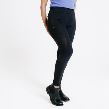 Seconde vie - LEGGING EQUITATION LEGER FULLGRIP FEMME - Noir - EXCELLENT