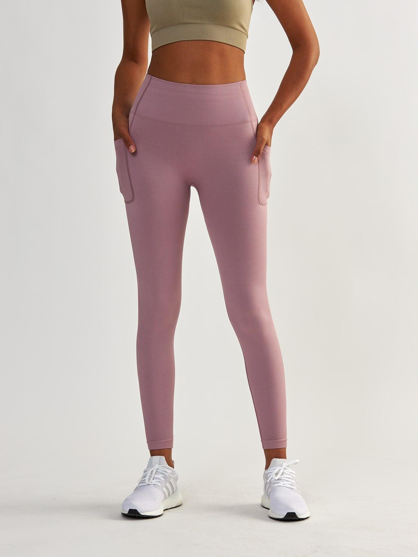 Legginsy fitness damskie Beshaped Lift Me Up z kieszeniami 6/7