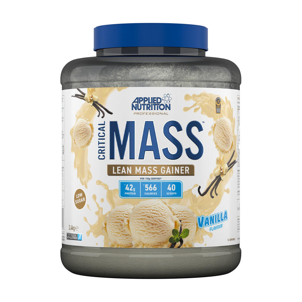 Mass gainers - massa crítica profissional (2,4 kg) - baunilha