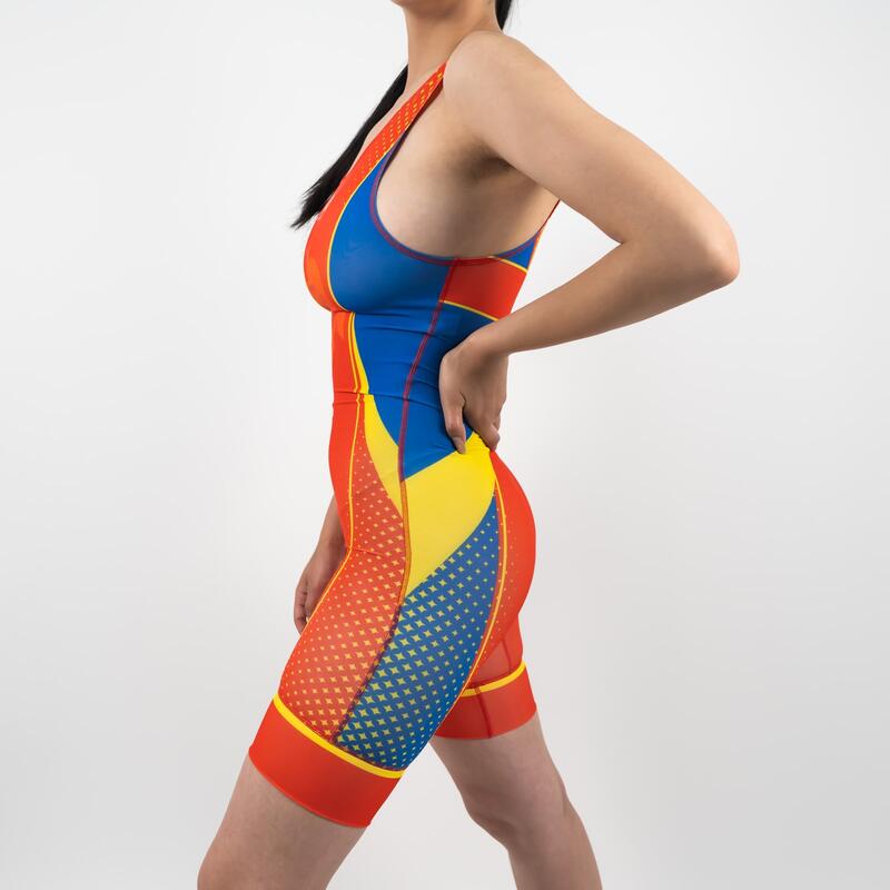 Dres de Lupte ARMURA Honor et Patria Feminin V2 Rosu