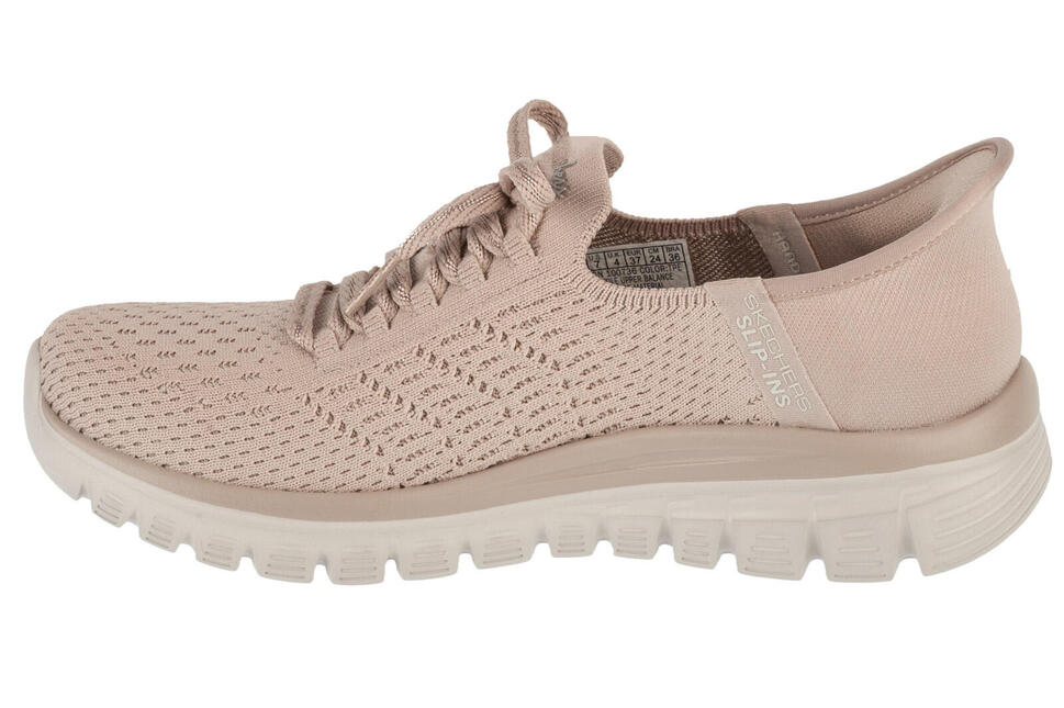 Buty sportowe Sneakersy damskie, Graceful - First Blush