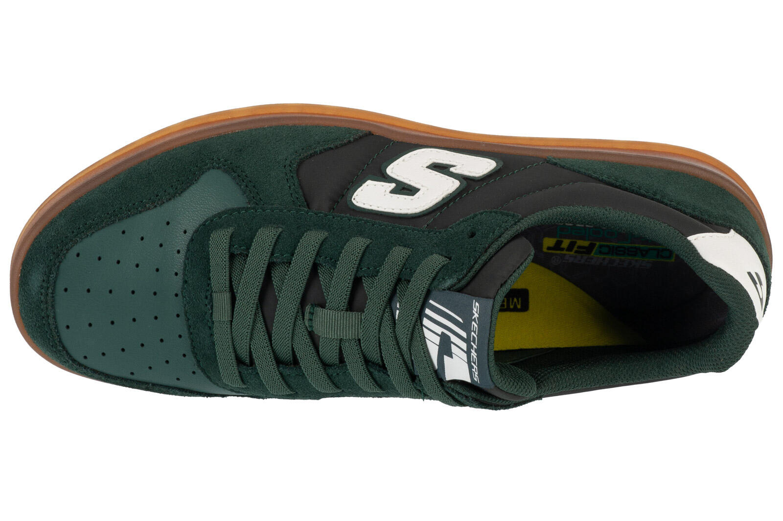 Chaussures Hommes Skechers New Wave Cup Calven vert 3/4