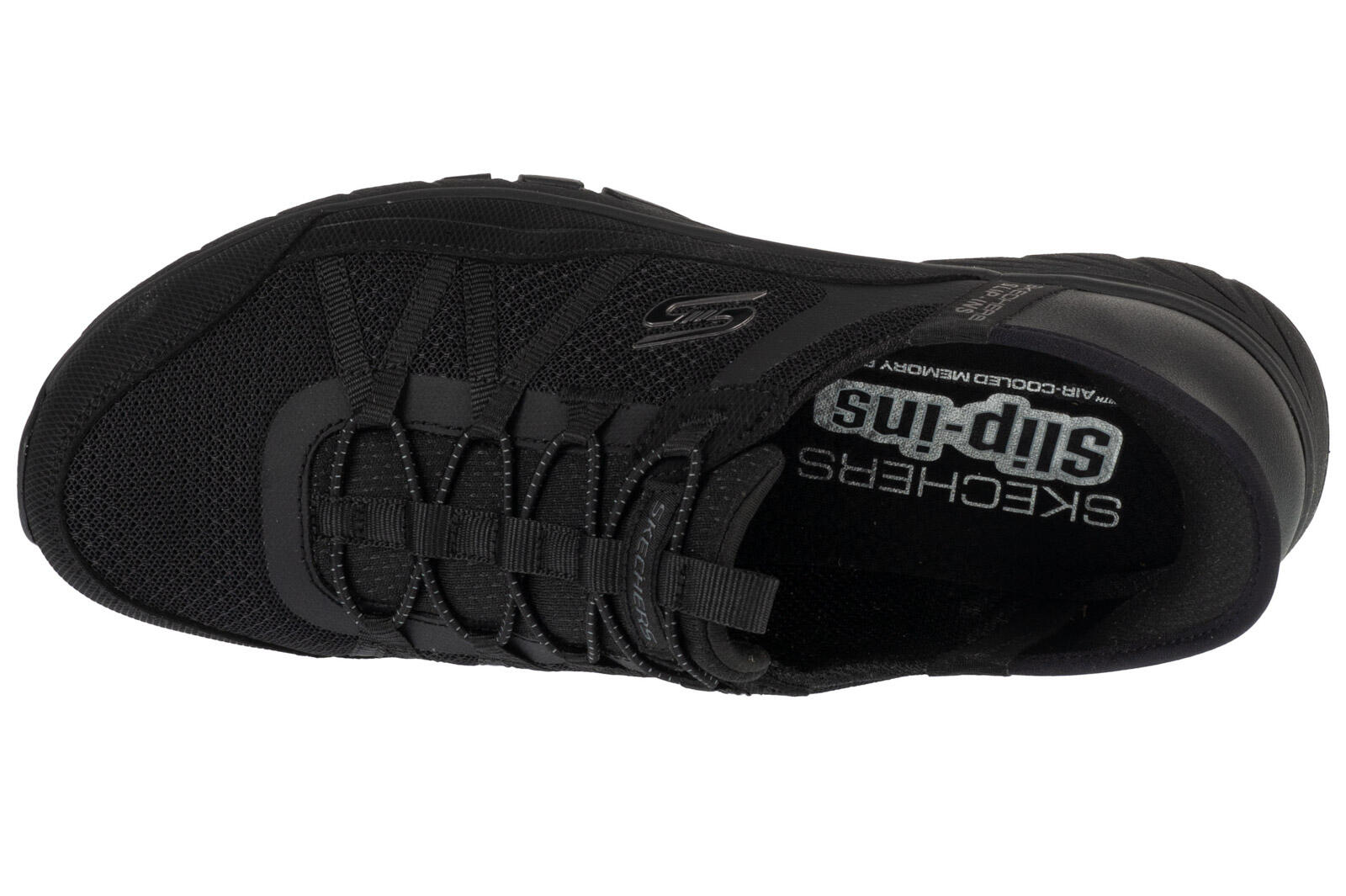 Chaussures Femmes Skechers Slipins Gratis Leisurely noir 3/4