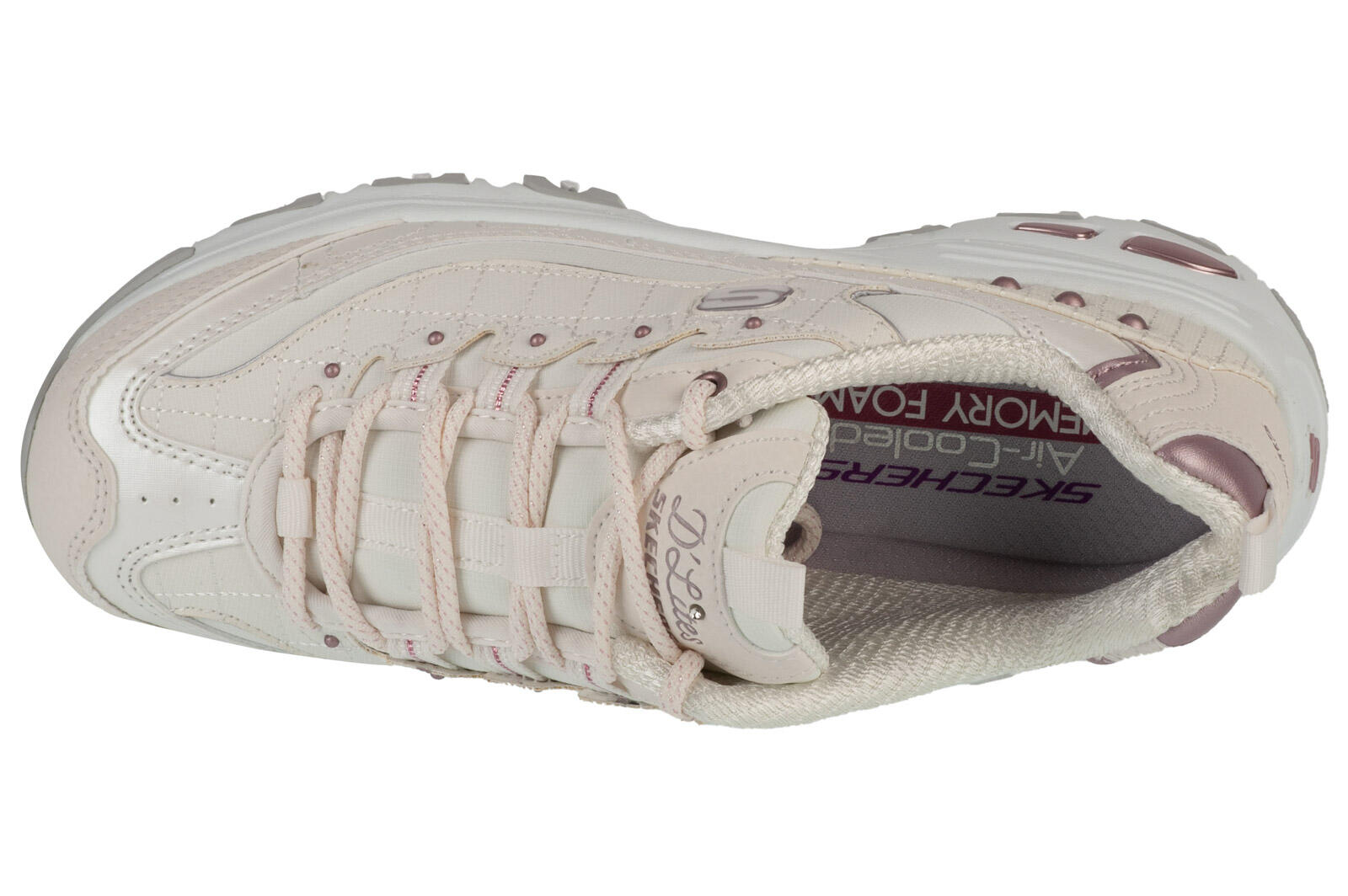 Chaussures Femmes Skechers D´Lites- Night blanc 3/5