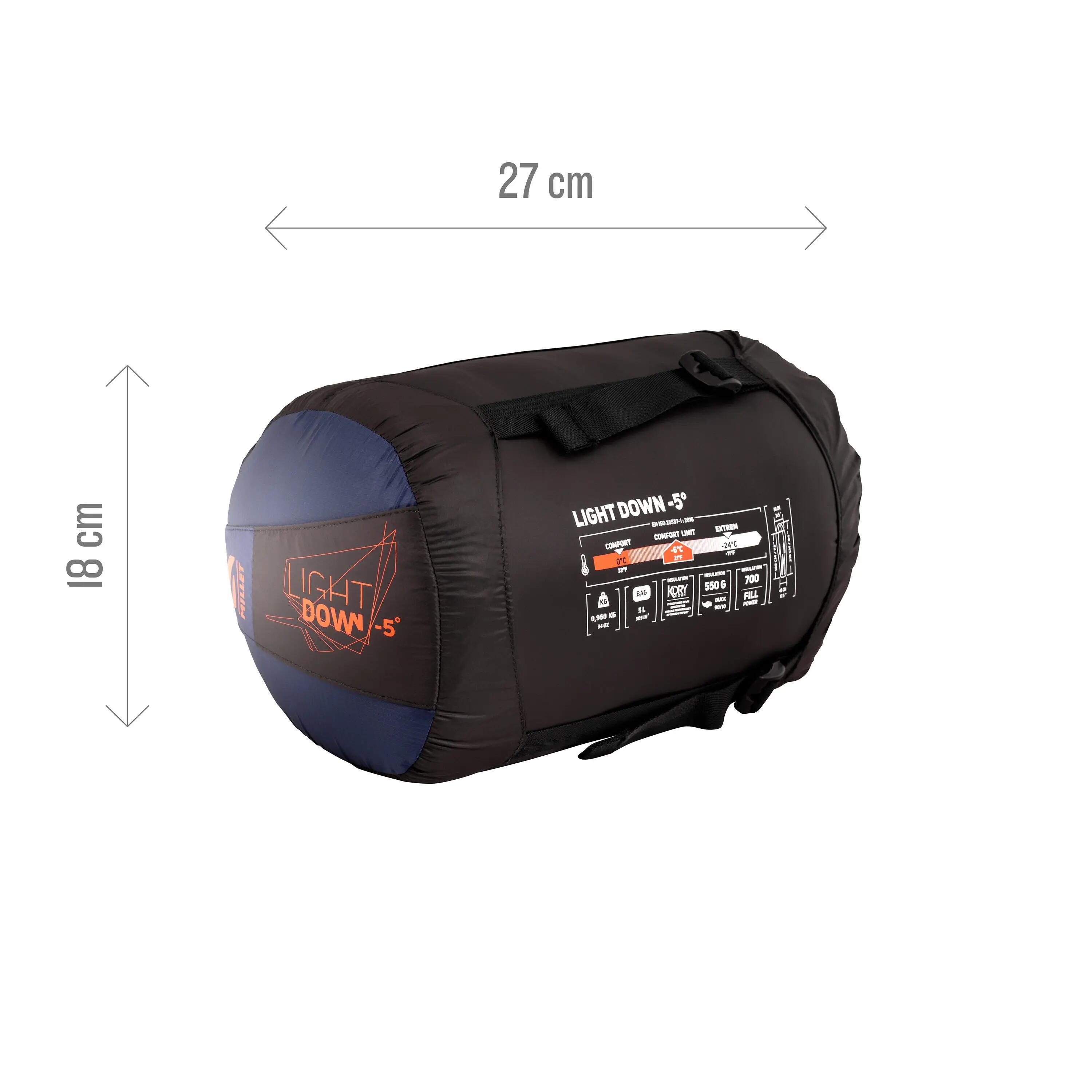 Sac de couchage Alpinisme Unisexe LIGHT DOWN -5°C 5/5