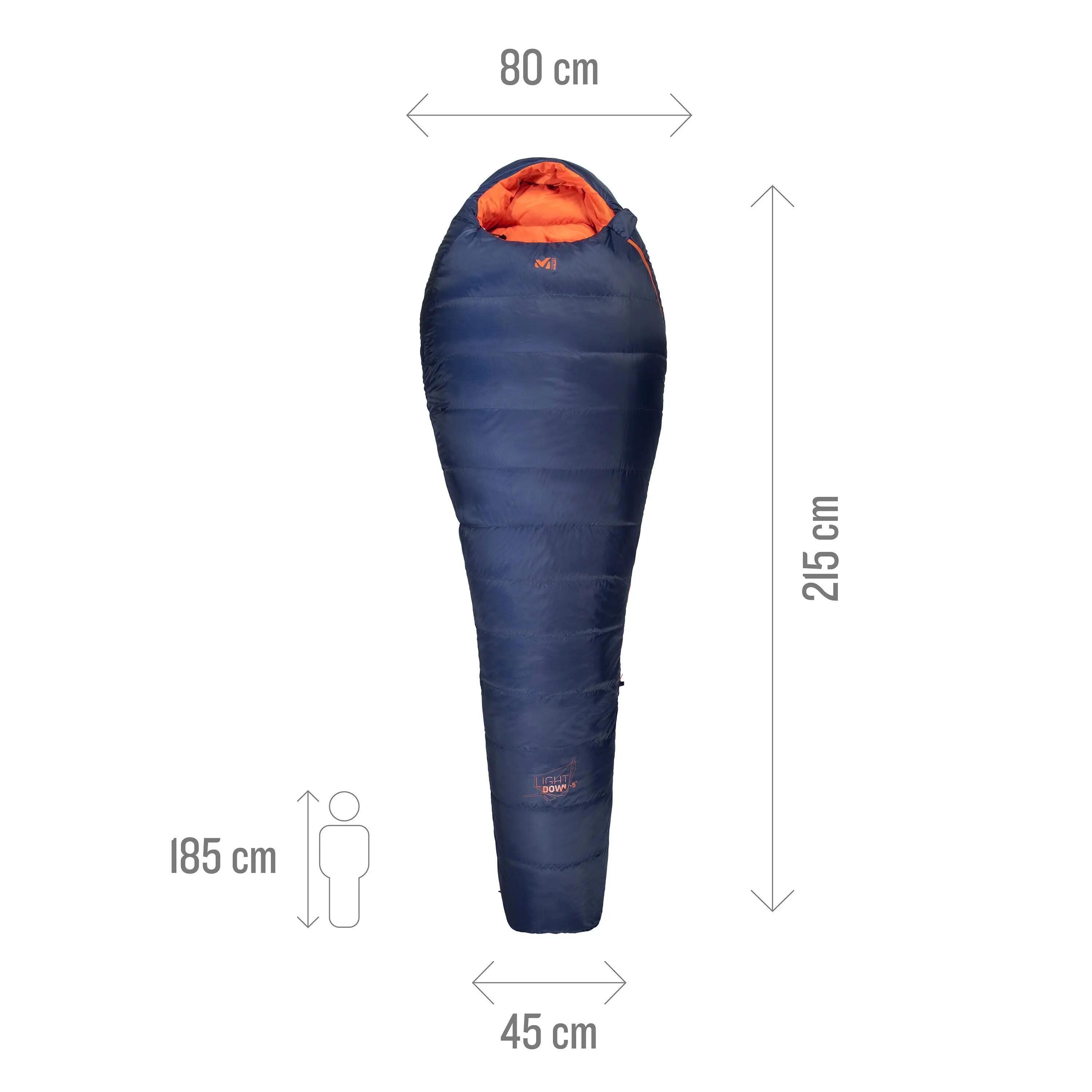 Sac de couchage Alpinisme Unisexe LIGHT DOWN -5°C 4/5