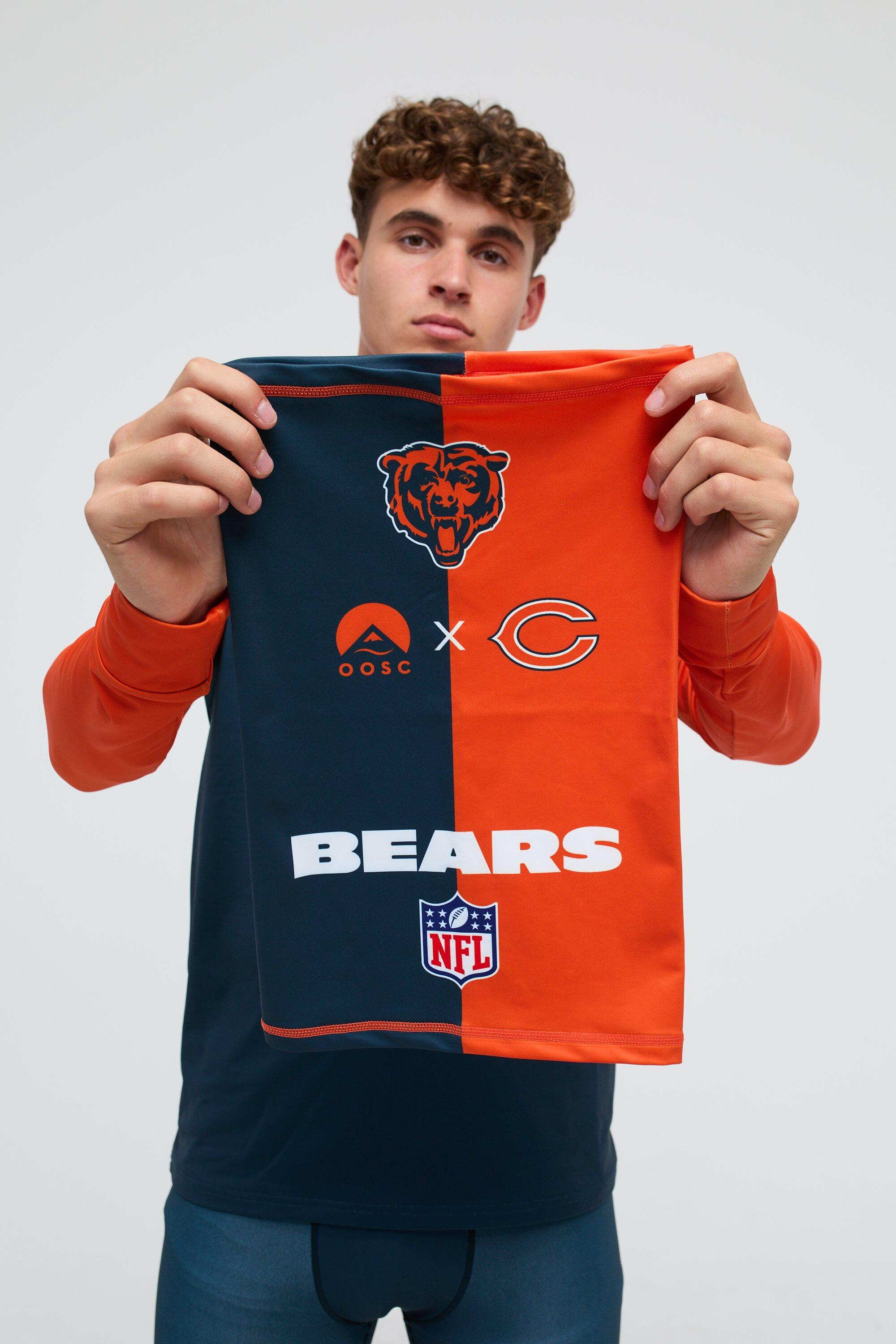 Cache-cou Chicago Bears NFL en polyester extensible, respirant 3/4