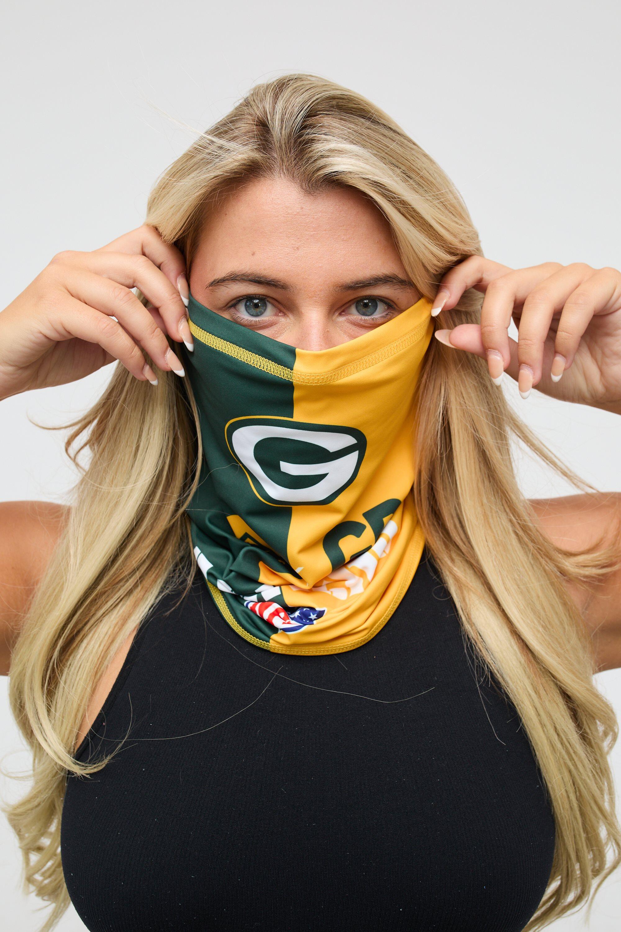 OOSC Tour de cou ufficiale Green Bay Packers in poliestere elasticizzato, unisex