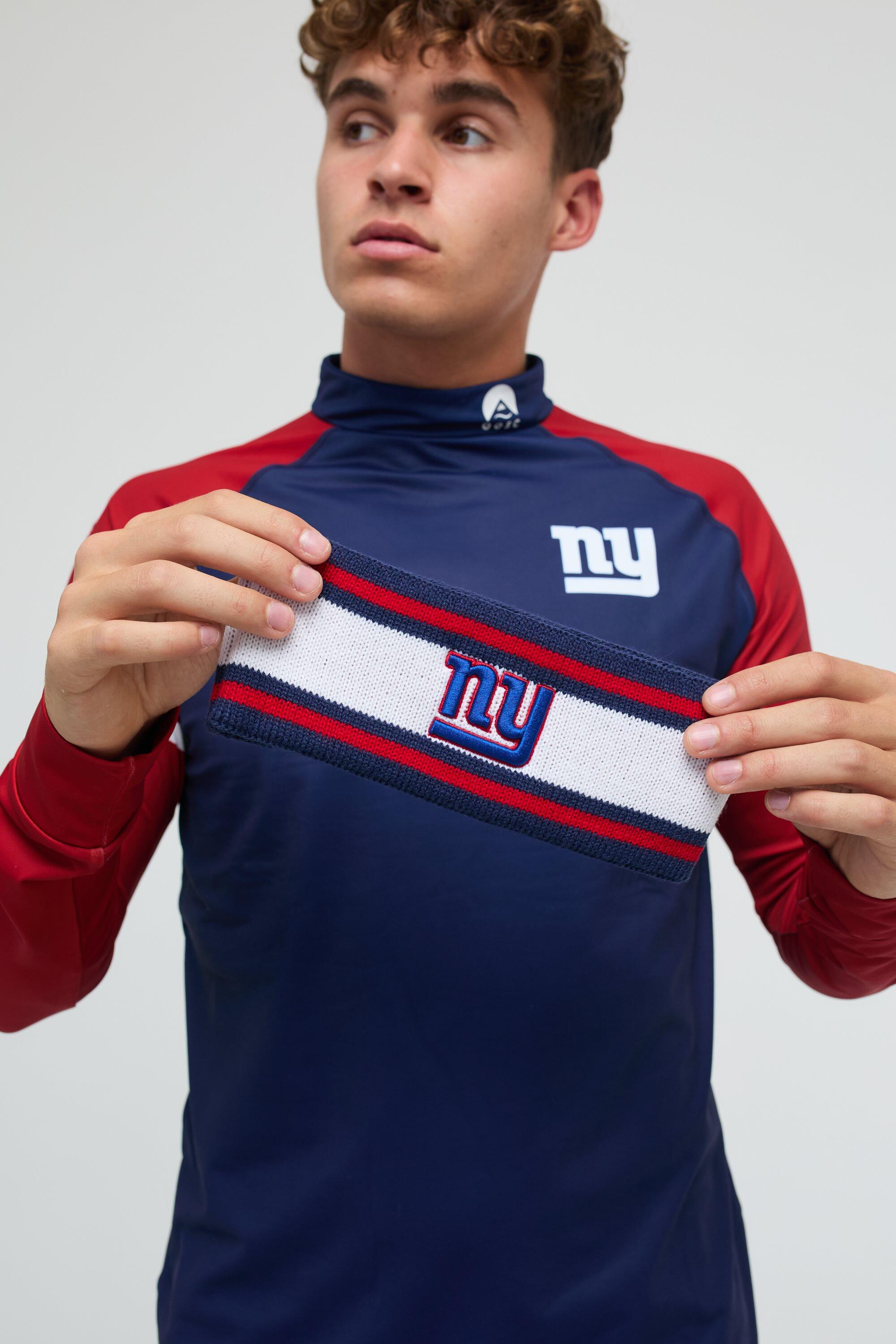 Fascia New York Giants OOSC x NFL in acrilico ricamata blu 4/6