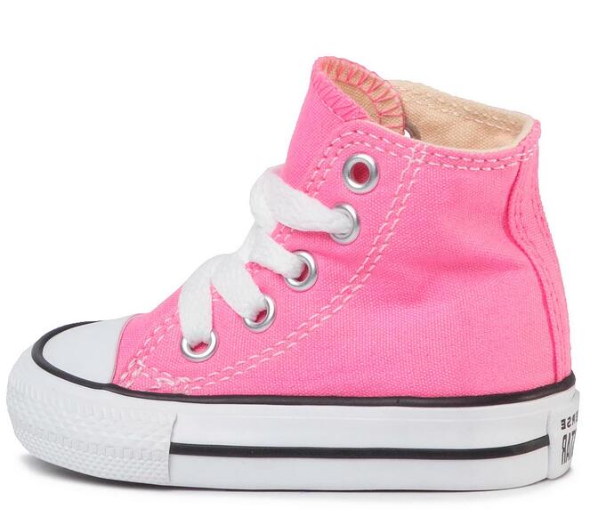 Baskets Converse Modèle Ct All Star Hi Couleur Rose 7/7