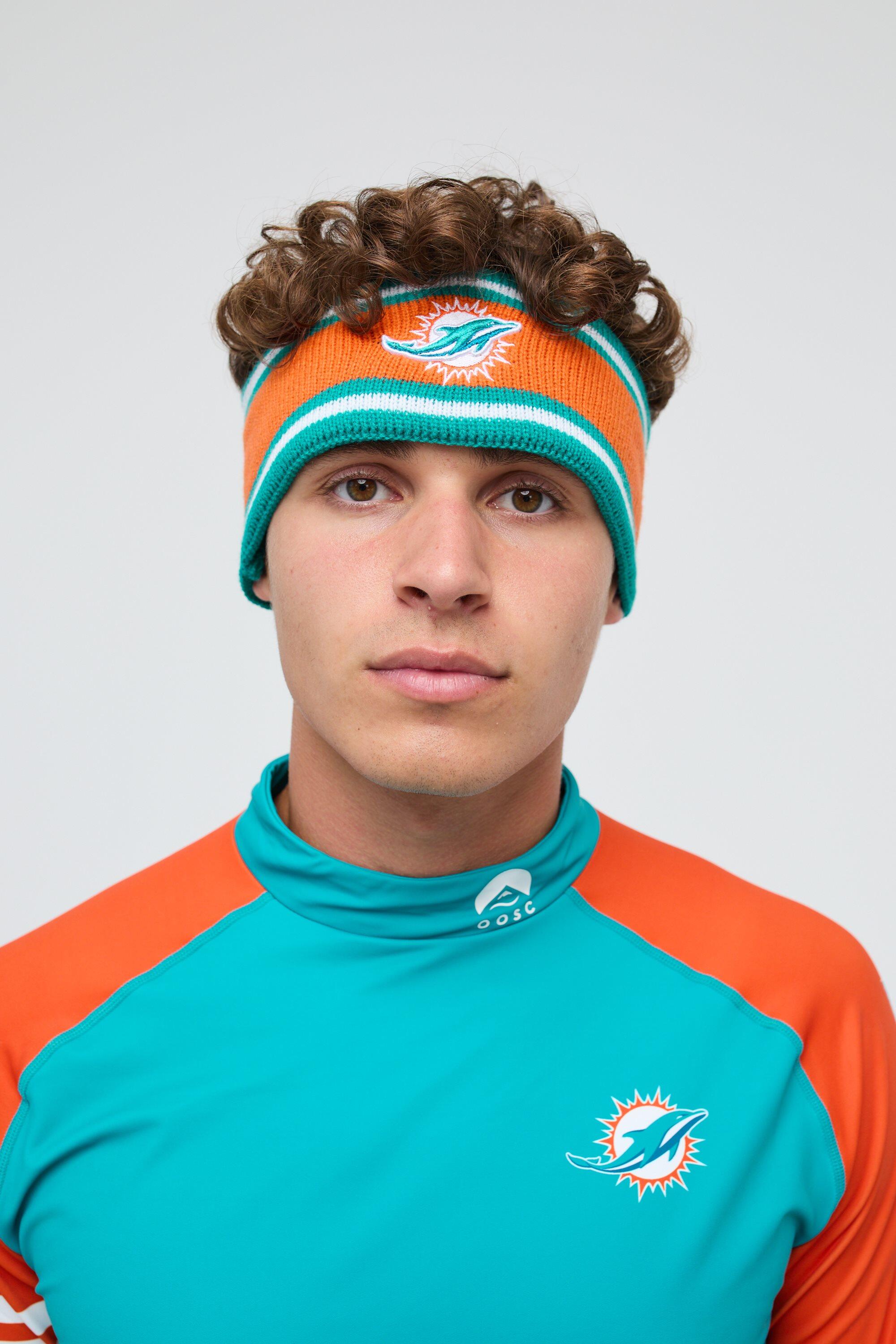Bandeau Miami Dolphins OOSC x NFL acrylique unisexe g 3/6