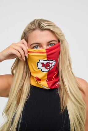Cache-cou Kansas City Chiefs officiel en polyester stretch, unisexe