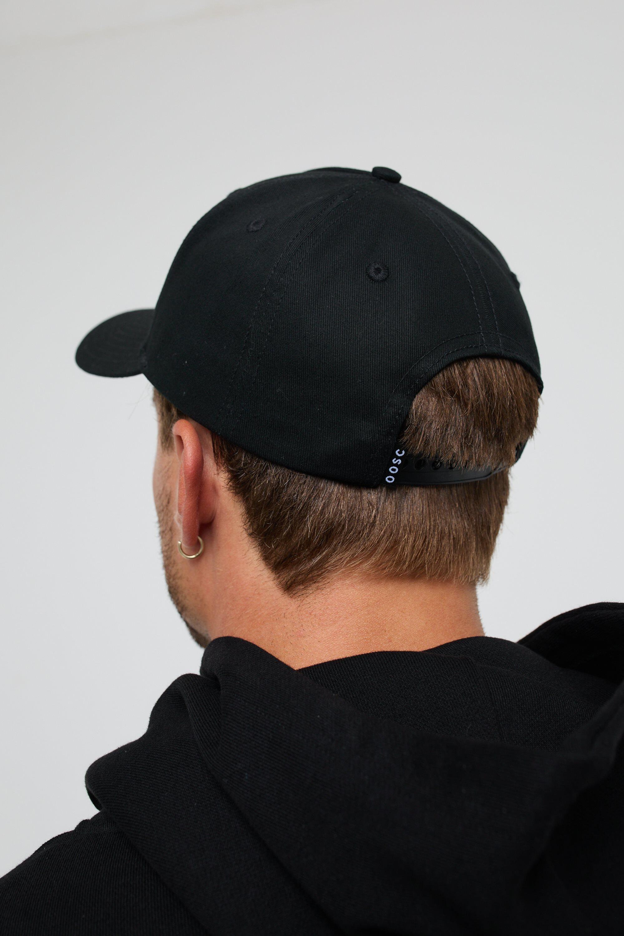 Casquette London Ski Club - 5 panneaux noire recyclée, snapback 5/6