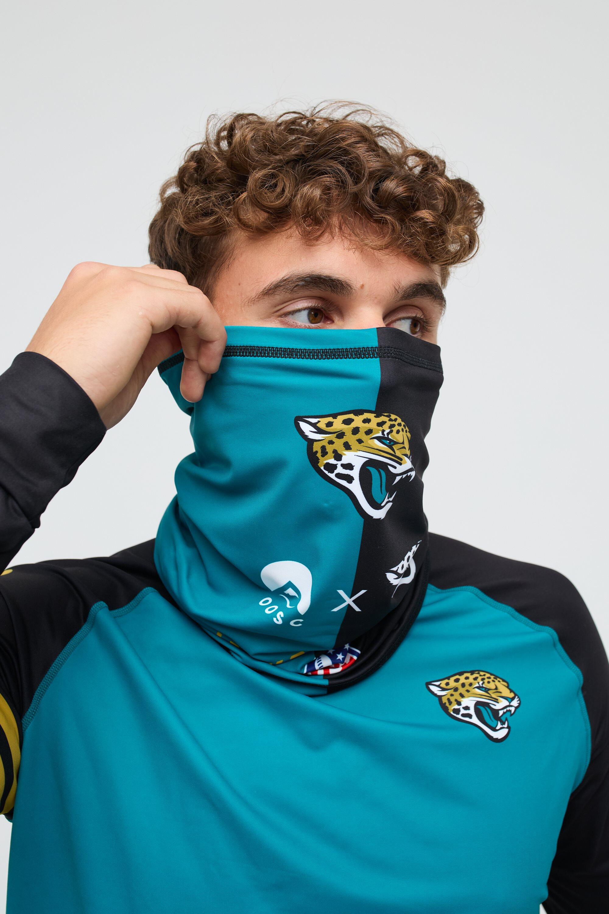 Cache-cou NFL Jacksonville Jaguars polyester stretch bleu/multicolore/noir 2/4