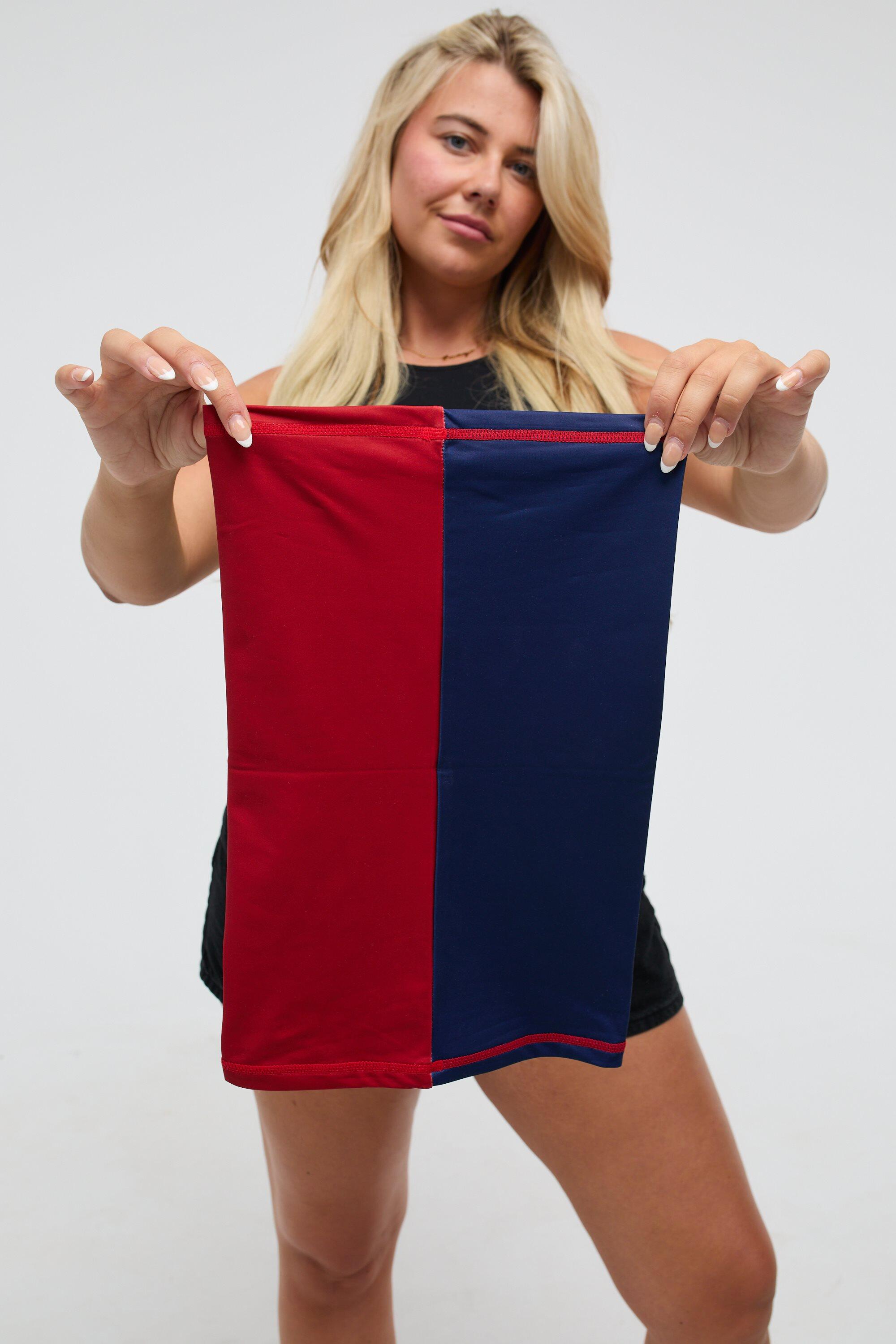 Cache-cou New York Giants NFL polyester stretch bleu/rouge multifonction 3/4