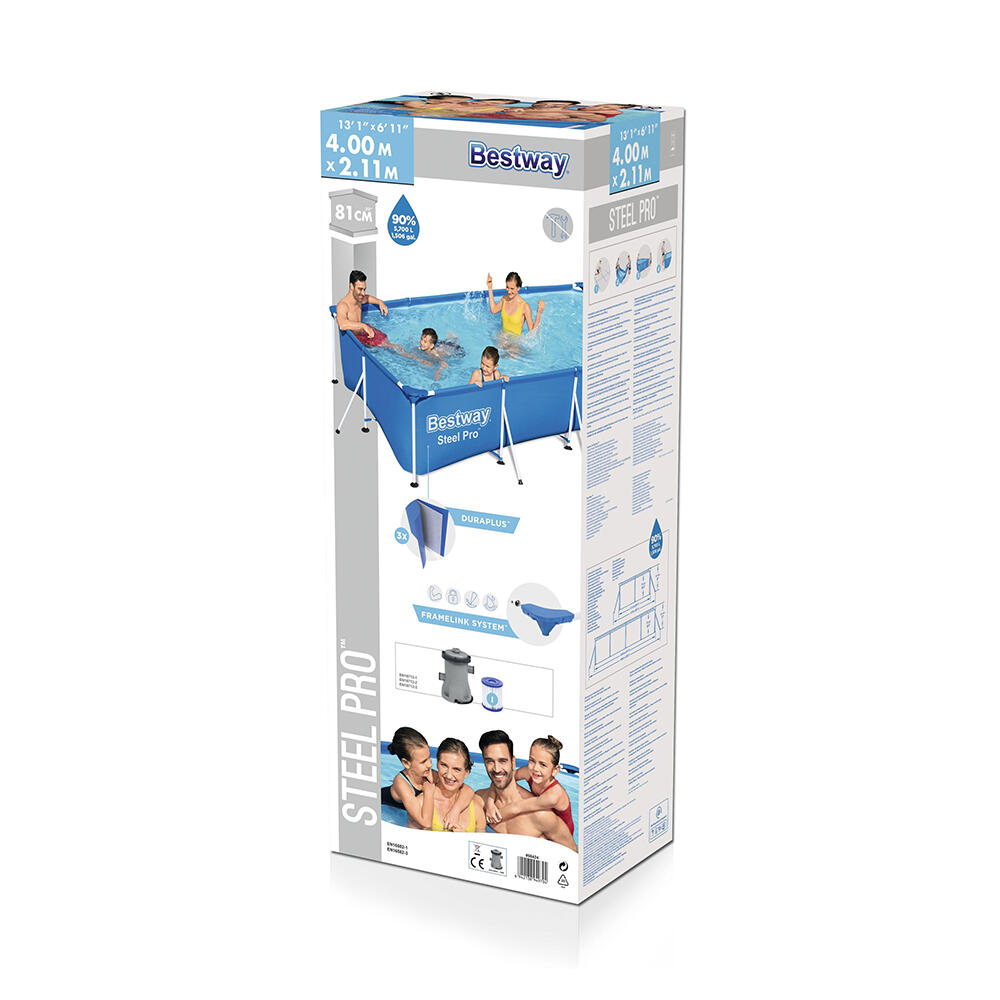 Bestway Steel Pro Above Ground Pool 2.21 m x 1.50 m x 43 cm 4/7
